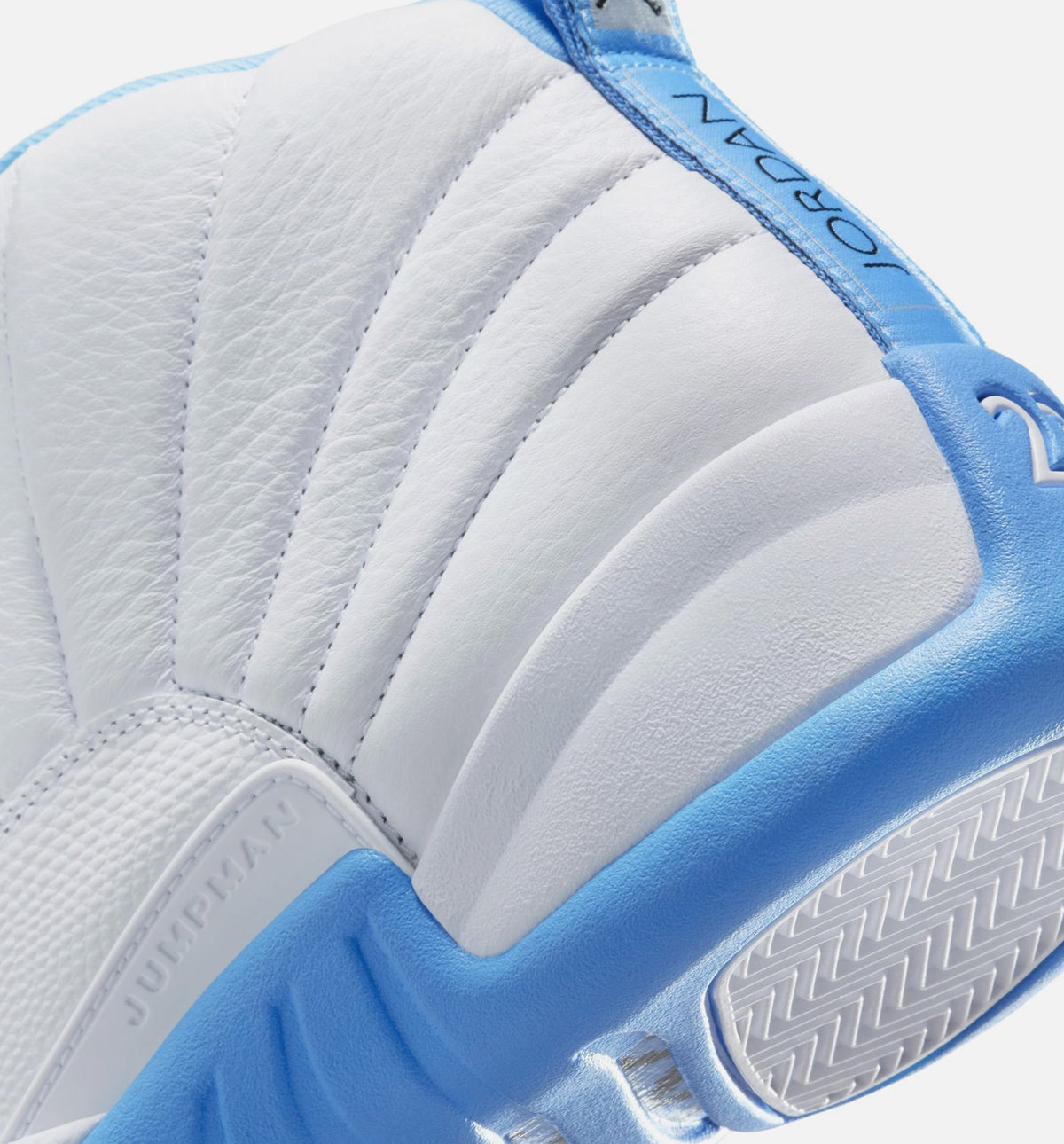 Air Jordan 12 Retro White & University Blue Men's Lifestyle Shoe