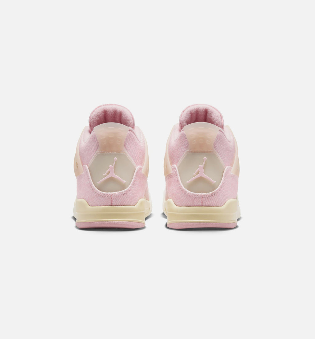 Air Jordan 4 Retro Pink Pearl & Iced Carmine Preschool Lifestyle Shoe