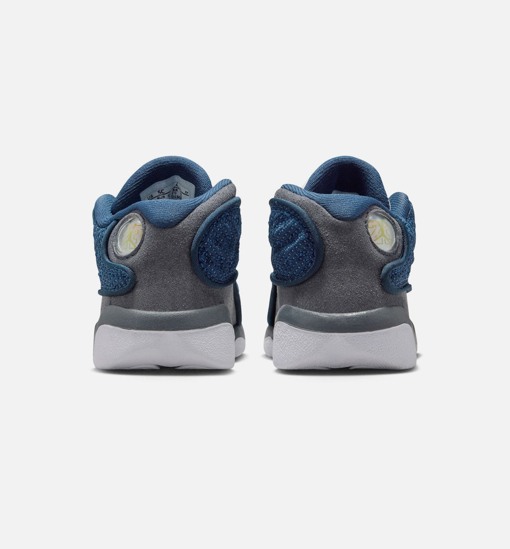 Air Jordan 13 Retro Navy & Flint Grey Infant & Toddler Lifestyle Shoe
