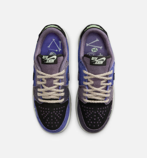 Air Jordan 1 Low OG Grade School Lifestyle Shoe - Regency Purple & Dark Raisin
