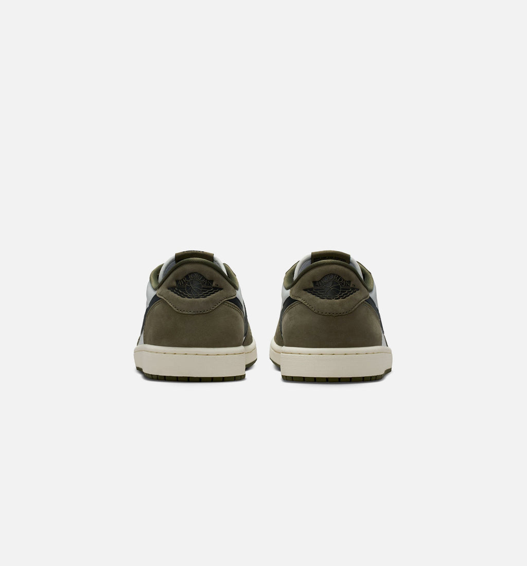 Air Jordan 1 Low OG Men's Lifestyle Shoe - Medium Olive & Summit White
