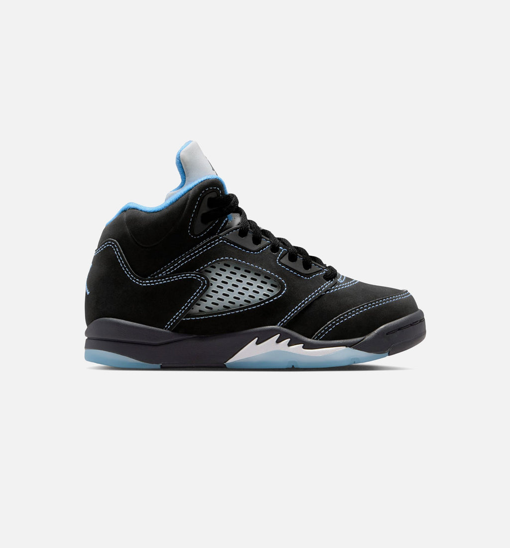 Air Jordan 5 Retro Black Carolina Preschool Lifestyle Shoe