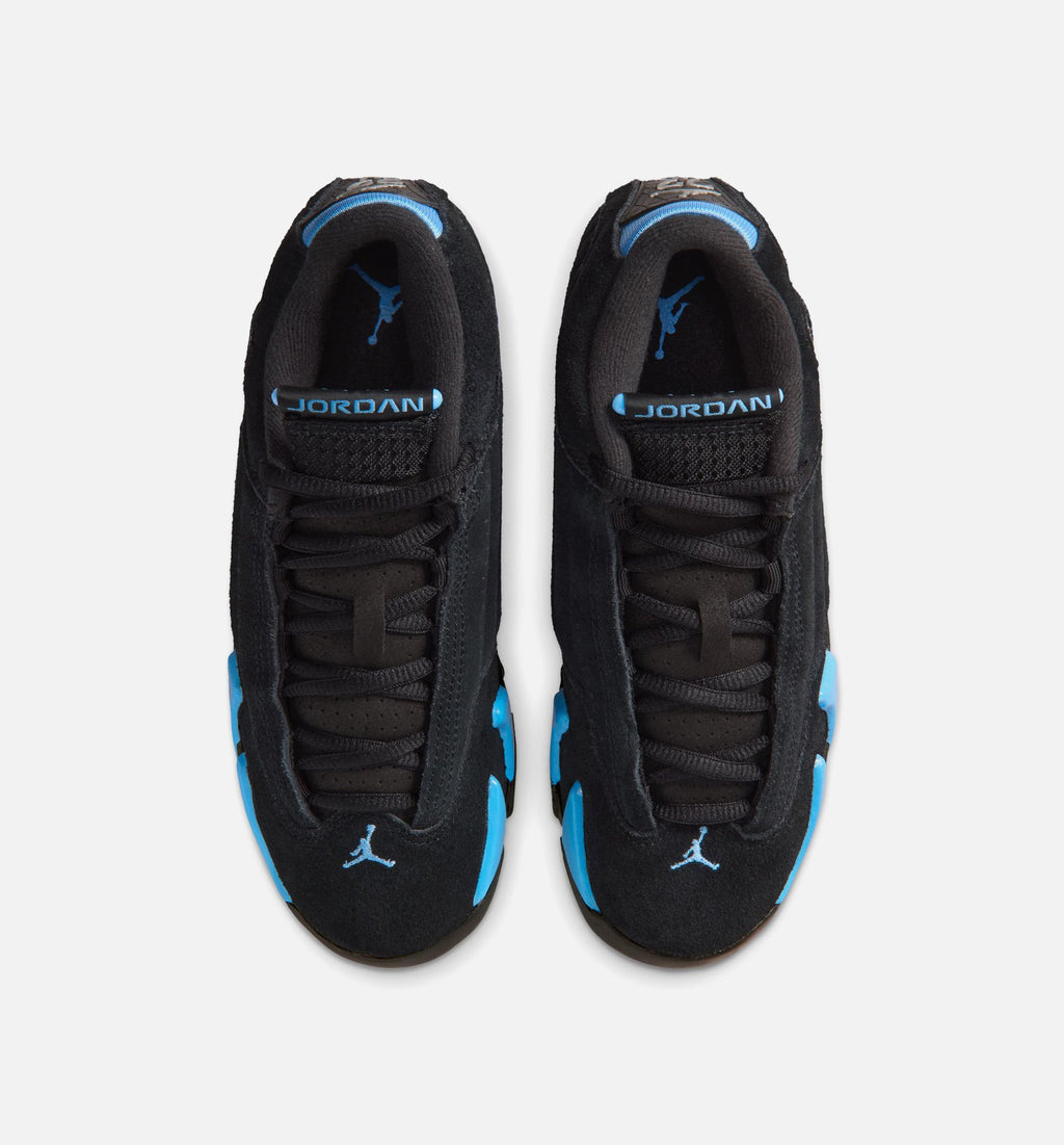 Air Jordan 14 Retro Black University Blue Grade School Lifestyle Shoe
