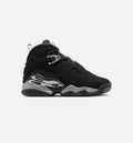Air Jordan 8 Retro Chrome Black & Light Graphite Grade School Lifestyle Shoe