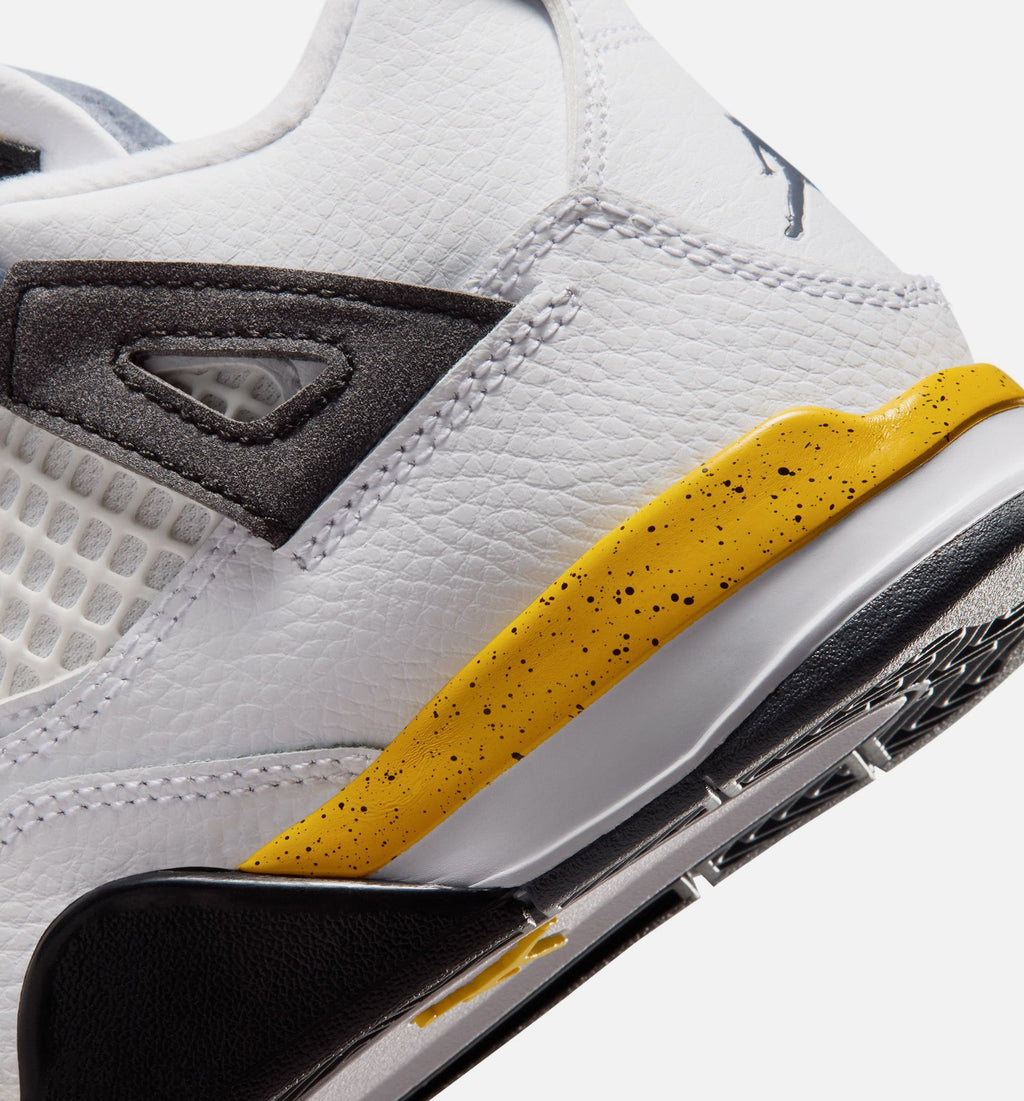 Air Jordan 4 Retro Rare Air Tour Yellow Preschool Lifestyle Shoe