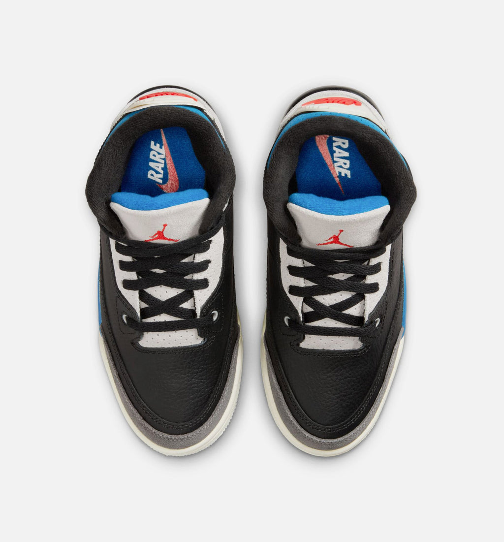 Air Jordan 3 Retro OG Rare Air Preschool Lifestyle Shoe