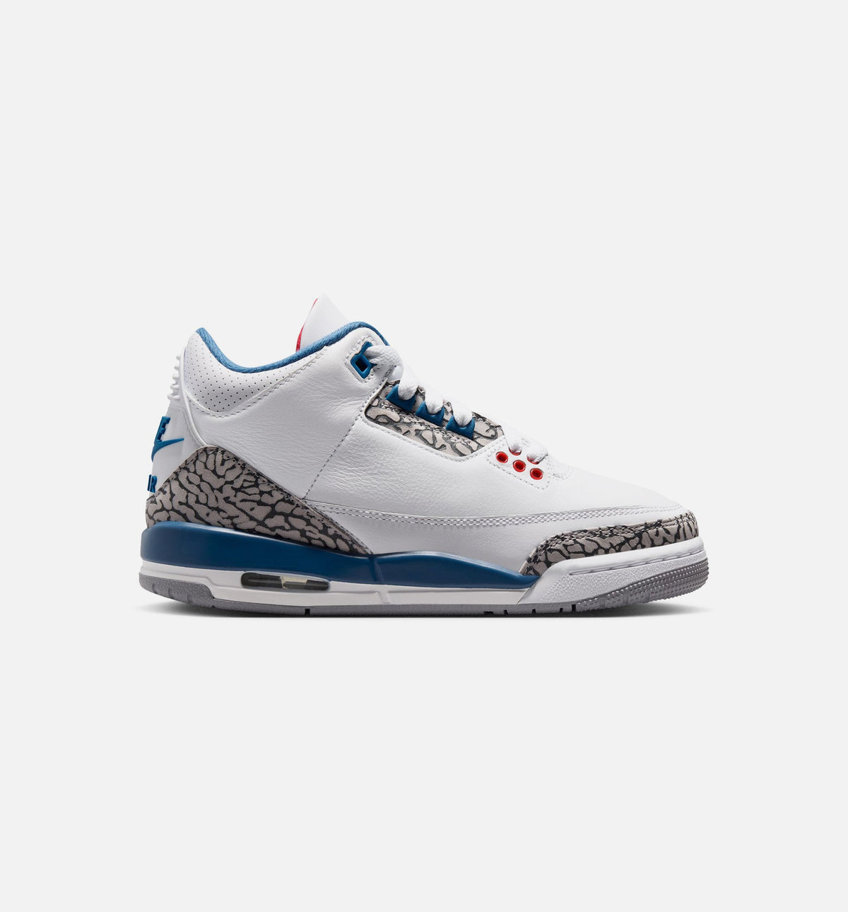 Air Jordan 3 Retro OG True Blue Grade School Lifestyle Shoe
