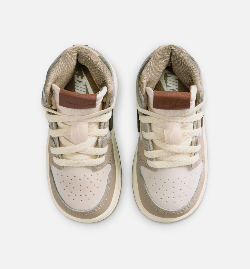 Air Jordan 1 Retro High OG Infant & Toddler Lifestyle Shoe - Khaki