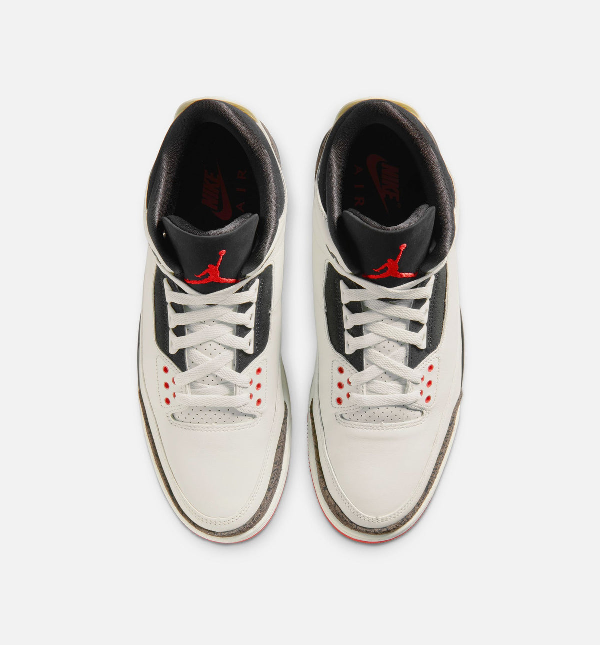 Air Jordan 3 Retro Sail & University Red Men's Lifestyle Shoe