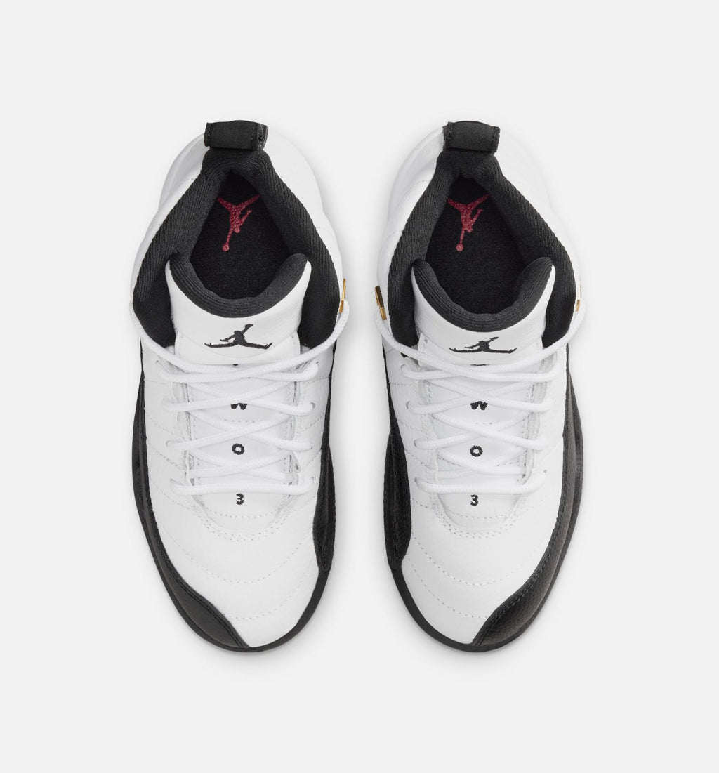Air Jordan 12 Retro Taxi Preschool Lifestyle Shoe