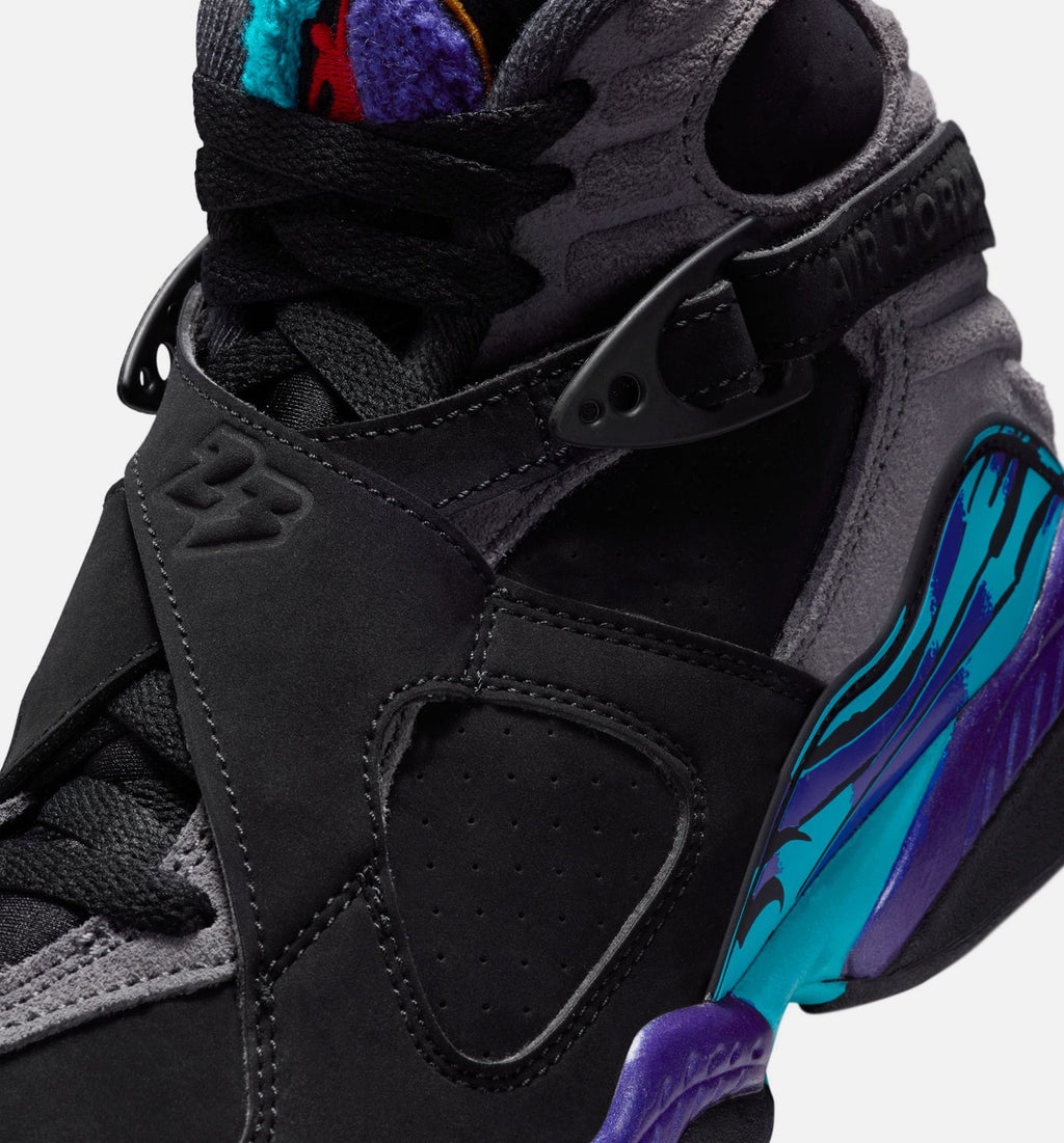 Air Jordan 8 Retro Aqua Grade School Lifestyle Shoe