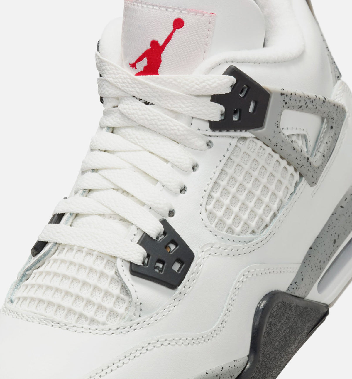 Air Jordan 4 Retro White Cement Grade School Lifestyle Shoe