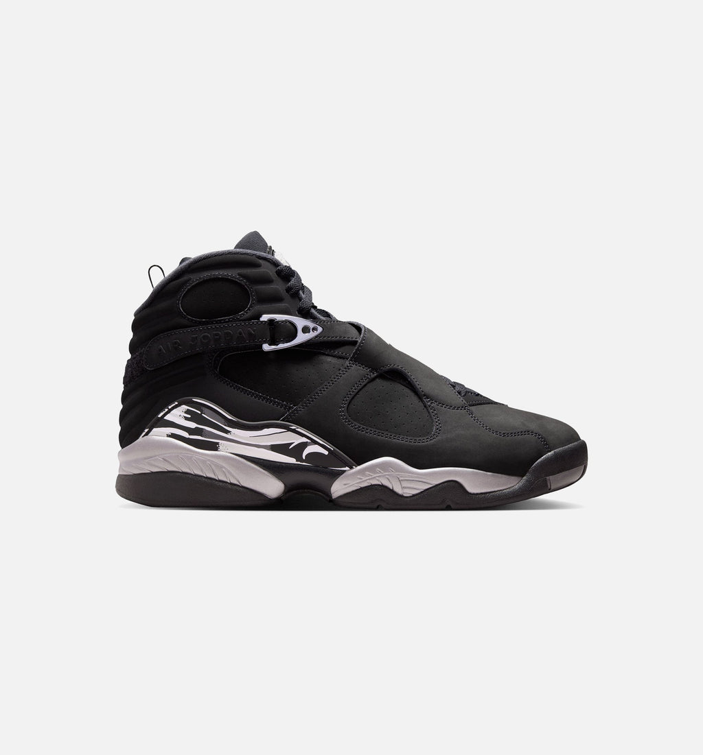 Air Jordan 8 Retro Chrome Black & Light Graphite Men's Lifestyle Shoe